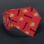 Cravate Basket-ball rouge foncé sportif de l'arrière -<br><div class="desc">Cravates de sport de basket-ball. Grand pour l'enthousiaste de basket-ball dans votre vie. ⭐ 100% personnalisable. Si vous avez besoin davantage de personnalisation, cliquez sur svp la "personnaliser il" bouton et utilisez notre outil de conception pour remettre à la côte, tournez, changez les couleurs, ajoutez le texte et plus. Fait...</div>