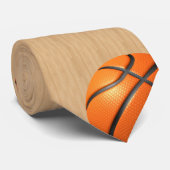 Cravate Basket-ball sur le bois dur (Roulé)