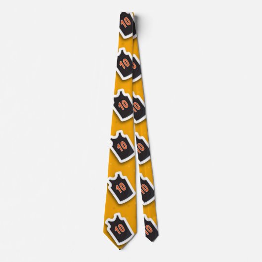 Cravate Basketball Jersey Pattern (Devant)