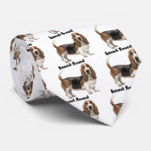 Cravate Basset Hound (Roulé)