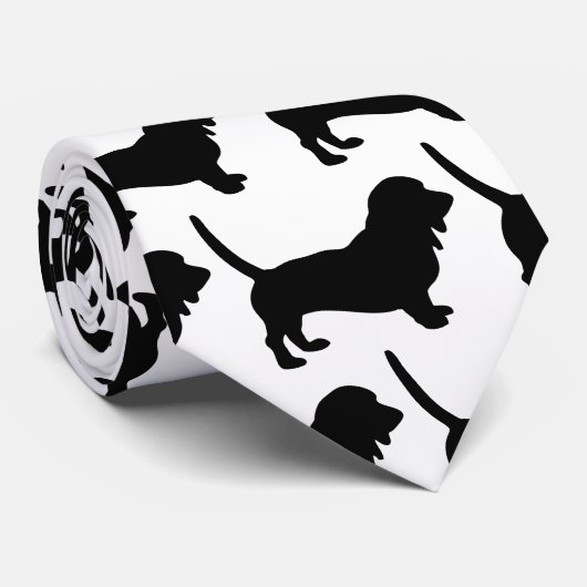 Cravate Basset Hound (Roulé)