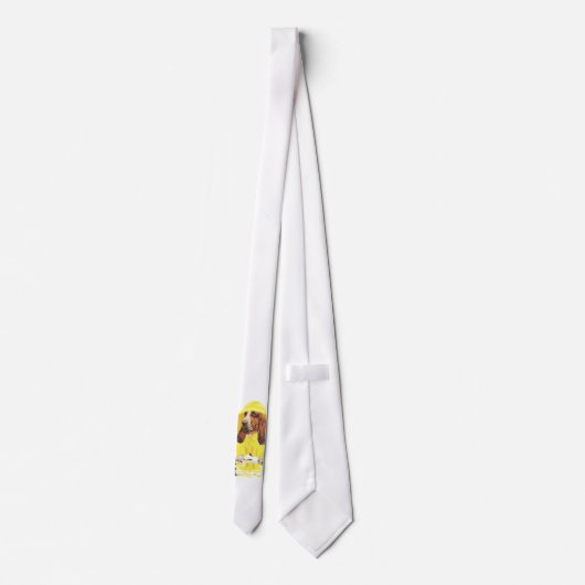 Cravate Basset Hound Avril Douches (Dos)