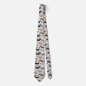 Cravate Basset Hound Chig Bones and Paws (Devant)