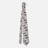 Cravate Basset Hound Chig Bones and Paws (Dos)