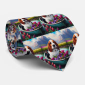 Cravate Basset Hound Dog sur une pagaie : une aventure Pit (Roulé)