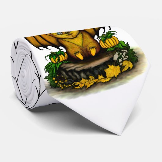 Cravate Bat d'Halloween mignonne (Roulé)