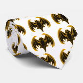 Cravate Bat Gold Le MUSÉE Zazzle Cadeaux (Roulé)