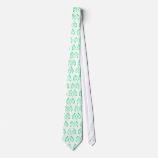 Cravate Bat Green Inv Le MUSÉE Zazzle Cadeaux (Devant)