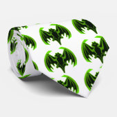 Cravate Bat Green MUSEUM Zazzle Cadeaux (Roulé)
