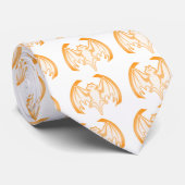 Cravate Bat Orange Inv Le MUSÉE Zazzle Cadeaux (Roulé)
