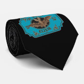 Cravate BAT WINGS ELIXIR drôle halloween (Roulé)