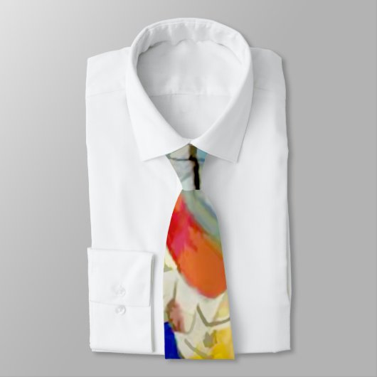 Cravate Bataille maritime de Kandinsky 1913 (Attaché)