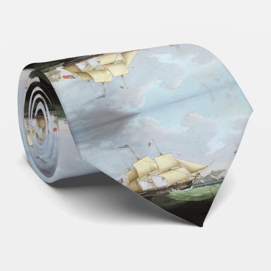 Cravate Bateau à goélette Harriet 1900 (Roulé)