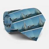Cravate Bateau à voile Yawl (Roulé)