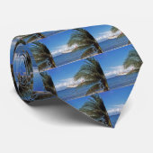 Cravate Bateau de croisière de carnaval accouplé à l'île (Roulé)