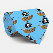 Cravate Bateau de pirate (Roulé)