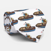 Cravate Bateau remorqueur (Roulé)