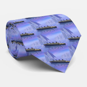 Cravate Bateau titanique coulant - 3D rendent