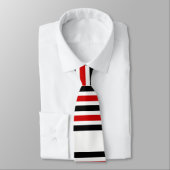 Cravate Bateaux de baseball croisés et casquettes noirs, r (Attaché)