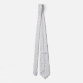 Cravate Batik botanique gris clair (Dos)