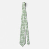 Cravate Batik floral Eucalyptus (Devant)