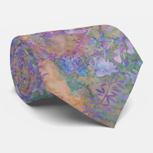 Cravate Batik forestier enchanté