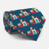 Cravate Bâtiment de la maison avec blocs de construction (Roulé)