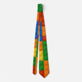 Cravate Bâtiments Motif peau Jouer Bricks (Dos)