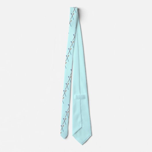 Cravate Bâtons de lacrosse (Dos)