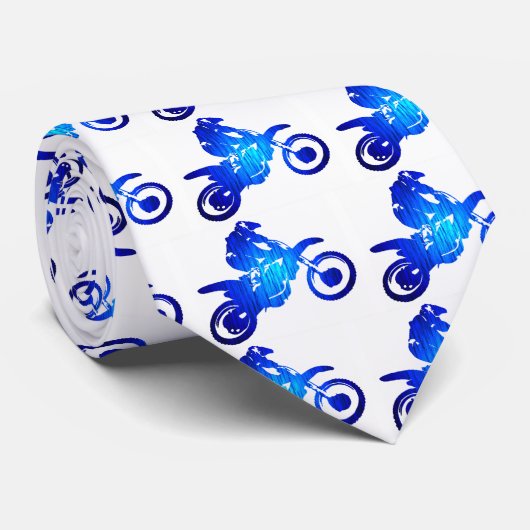 CRAVATE BATTEMENT BLEU DE MX (Roulé)