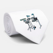 Cravate batterie électronique (Roulé)