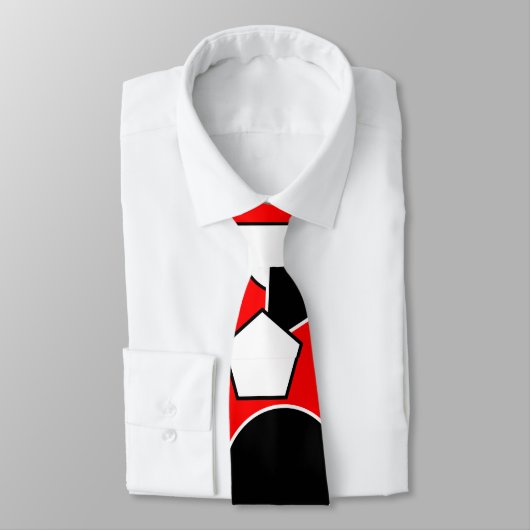 Cravate Bauhaus Collage (Attaché)