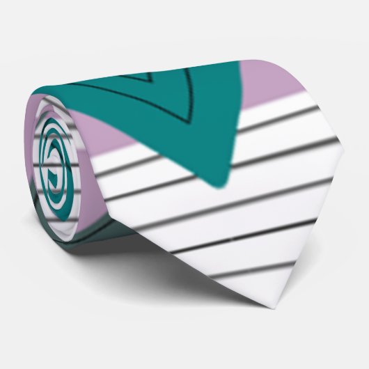 Cravate Bauhaus Diamond Quilt (Roulé)