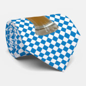 Cravate Bavière bleu blanc Bière blanche Blé (Roulé)