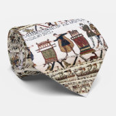 Cravate BAYEUX TAPESTRY Harold a prêté serment sur les rel (Roulé)