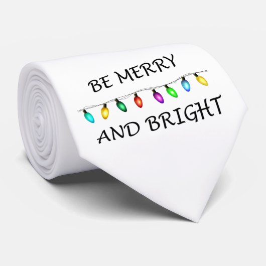 Cravate Be Merry and Bright (Roulé)