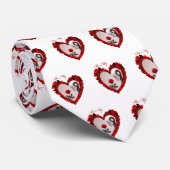 Cravate Be My Valentine ❤️ (Roulé)