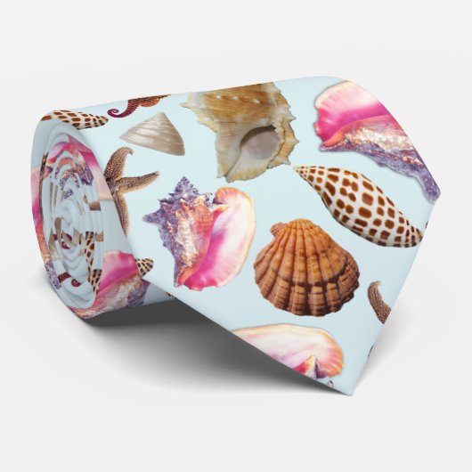Cravate Beach Shells Sea CreatMotif (Roulé)