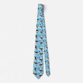 Cravate Beagle Beagle chien Hound Motif bleu (Devant)