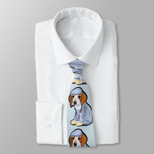 Cravate Beagle Doctor (Attaché)