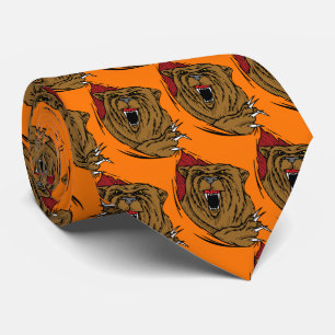 Cravate Bears Team Mascotte Football Basketball Necktie