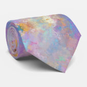 Cravate Beau arrière - plan Abstrait d'aquarelle (Roulé)