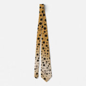 Cravate Beau Cheetah Spots Poster de animal sauvage (Dos)