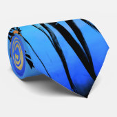 Cravate Beau coucher de soleil sur le lac - Miroir - Peint (Roulé)