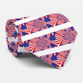 Cravate Beau drapeau américain Extraordinaire Kaleidoscope (Roulé)