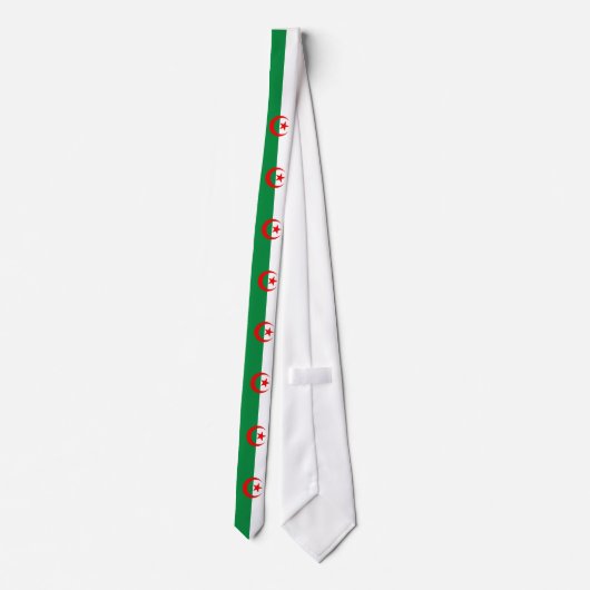 Cravate Beau drapeau d'Algérie (Dos)