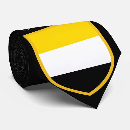 Cravate Beau drapeau de Garifuna (Roulé)