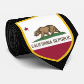 Cravate Beau drapeau de la Californie (Roulé)