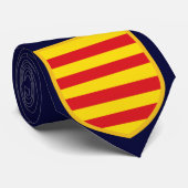 Cravate Beau drapeau de la Catalogne (Roulé)