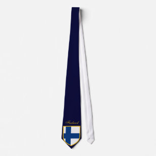 Cravate Beau drapeau de la Finlande